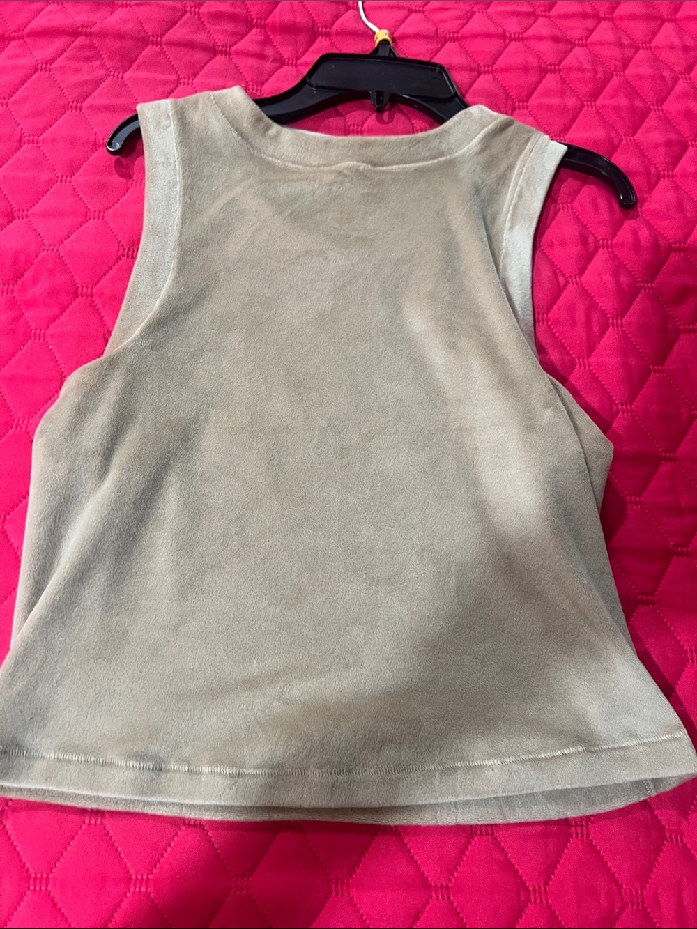 SKIMS Beige Tank Top Sleeveless Cropped Crew - Picture 4 of 5